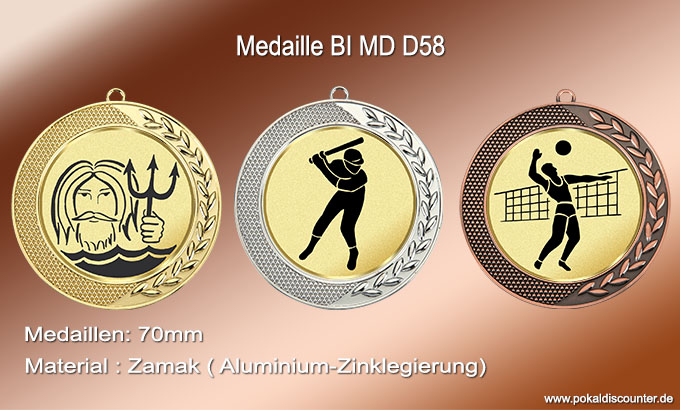 Medaillen - Medaille BI MD D58 jetzt kaufen!