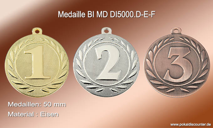 Medaillen - Medaille BI MD DI5000.D_E_F jetzt kaufen!