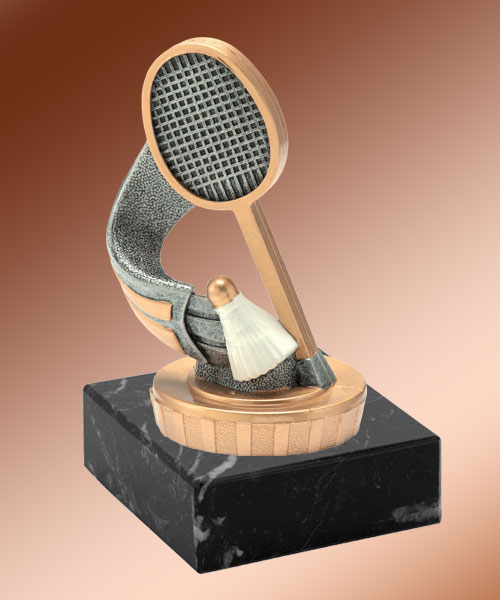 PP1382 Squash Herren Figur Trophäe inkl Gravur Pokal Badminton Restposten 