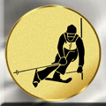 Sportemblem: Ski-Slalom