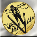 Sportemblem: Ski-Springen
