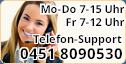 Telefon-Support: 0451 8090530